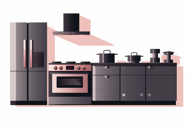 cookware refrigerator dishwasher